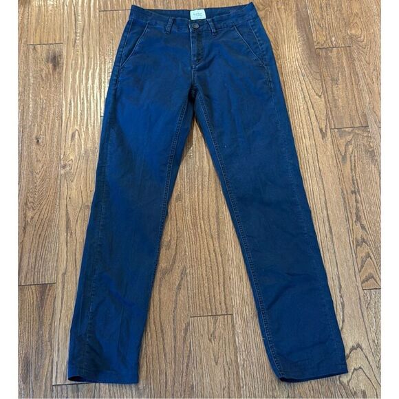 Serge Blanco Francais 702 navy slim chino pants size 28 - Picture 14 of 14